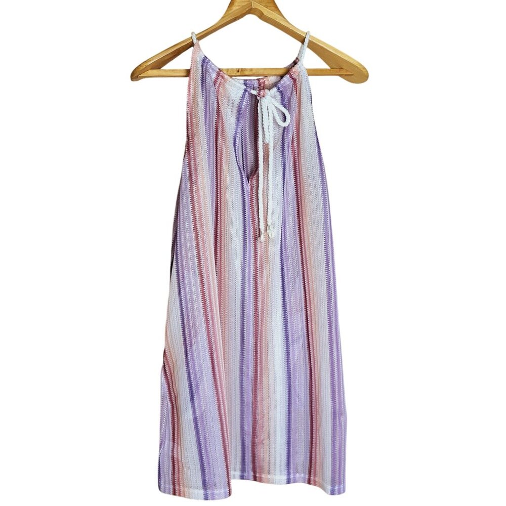 Haute Hippie Style Boho Sheer Dress Beach Swim Cover-up Womens Large - Picture 2 of 10